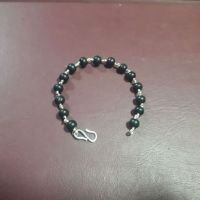 சாலிக்ராம் கற்களால் செய்யப்பட்ட வெள்ளி bracelet