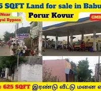 625 SQFT நிலம் விற்பனைக்குமதுரவாயல் பைபாஸ் அருகே